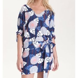 DVF Edna Dress Silk 100% printed size 2